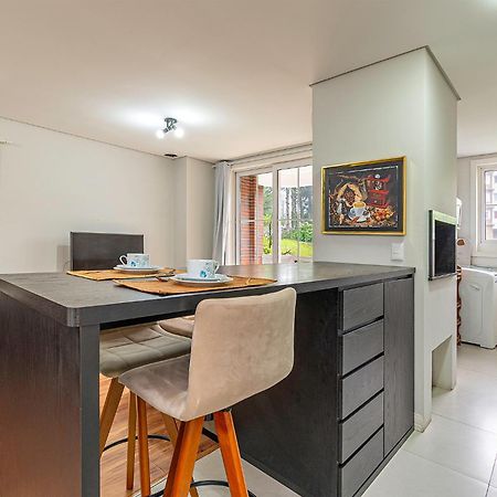 Incrível apartamento a 500m da Rua Coberta Gramado Exterior foto